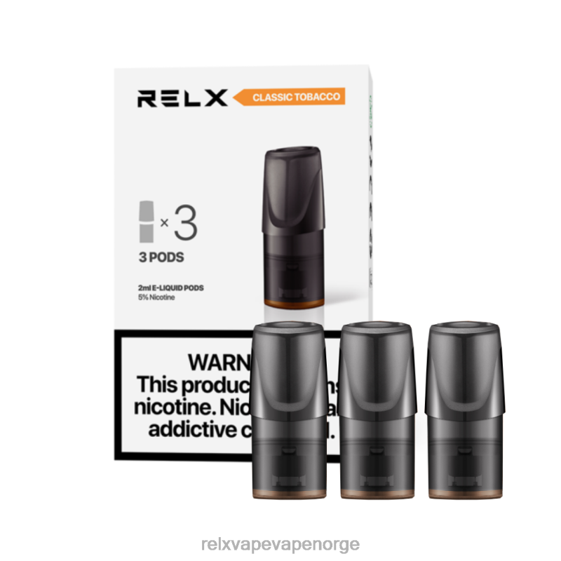 RELX Classic belger klassisk tobakk F886N122 RELX Norge