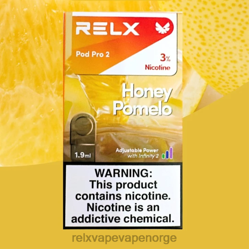 RELX pod pro 2 - 3 pods honning pomelo F886N120 RELX Sale