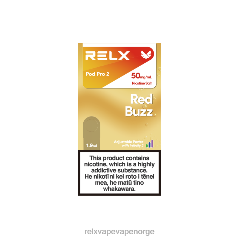 RELX pod pro 2 - 3 pods red buzz redbull F886N115 RELX Vape Oslo
