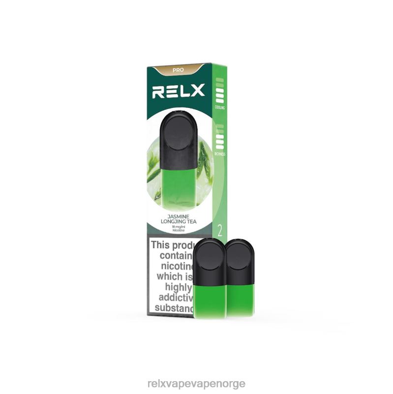 RELX pod pro - 2 pods jasmin longjing te F886N11 RELX Vape Norge