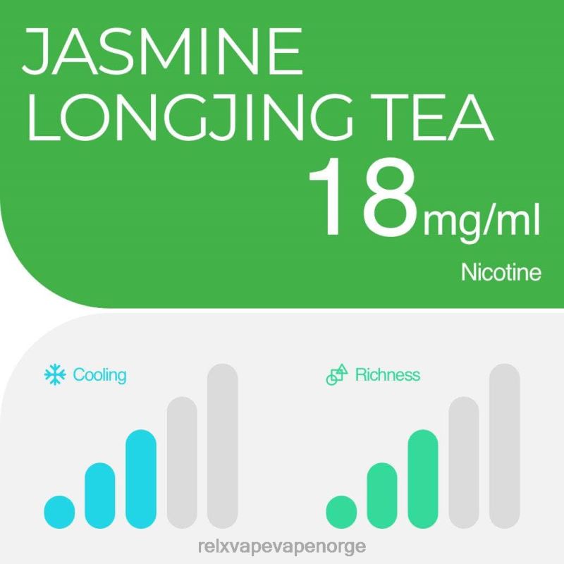 RELX pod pro - 2 pods jasmin longjing te F886N11 RELX Vape Norge