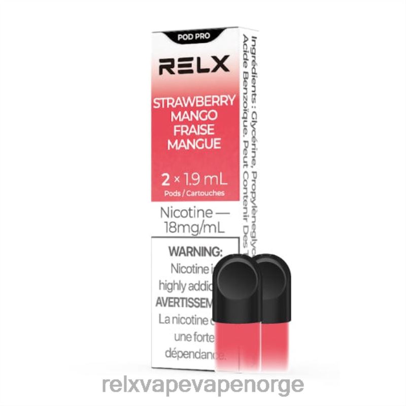 RELX pod pro - 2 pods jordbær mango F886N3 RELX Norway