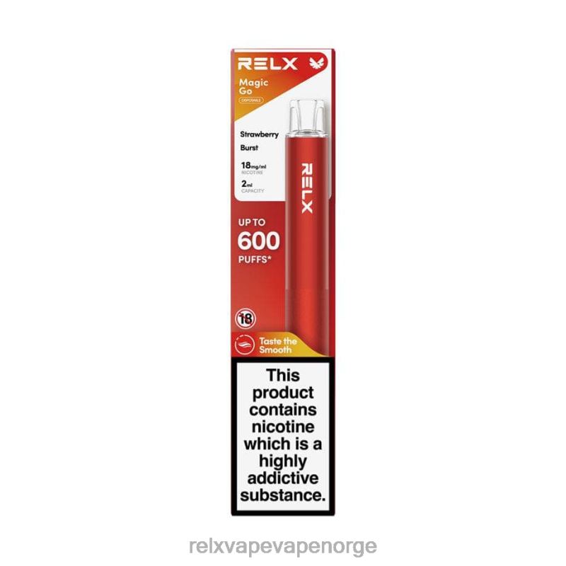 RELX MagicGo ga600 jordbærsprengning F886N37 RELX Pods Flavors