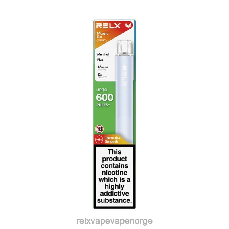 RELX MagicGo ga600 mentol pluss F886N41 RELX Vape Norge