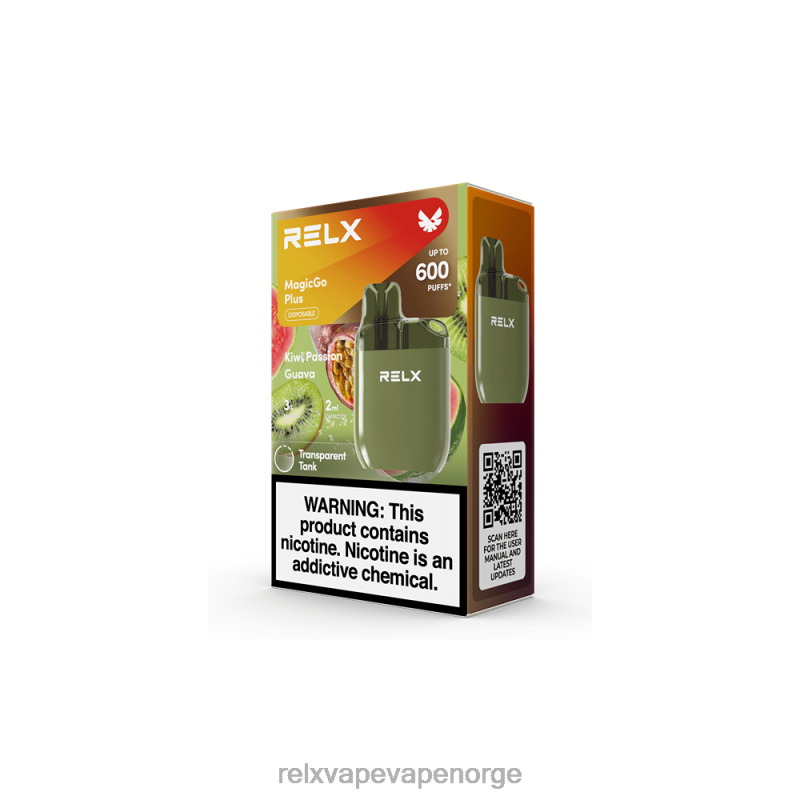 RELX MagicGo pluss sa600 kiwi lidenskap guava F886N54 RELX Vape Pods
