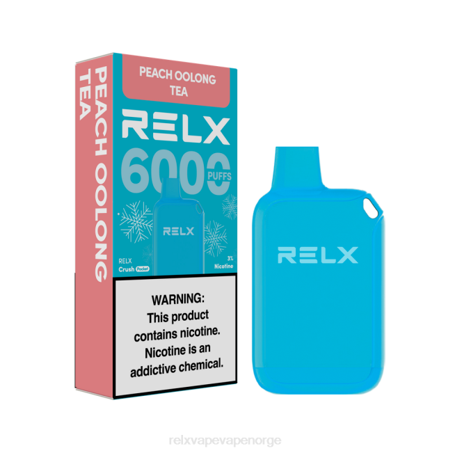 Relx Norge - RELX Crush Pocket 6000 isete fersken oolong te 8D4F10