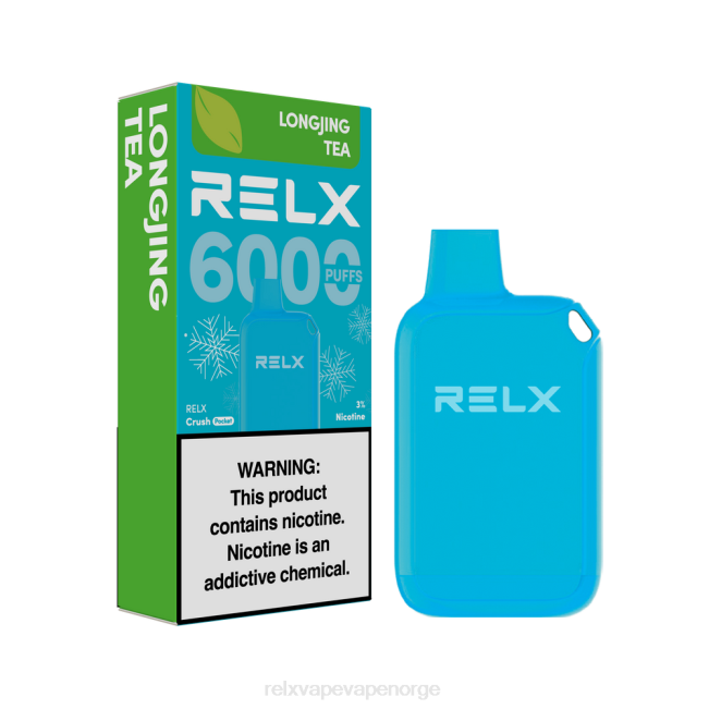 Relx Vape Norge - RELX Crush Pocket 6000 isete longjing te 8D4F9