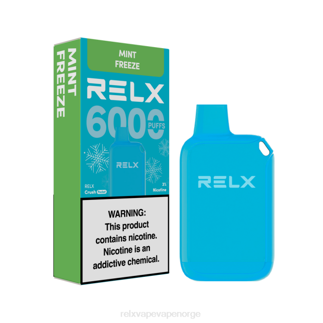 Relx Vape Pods - RELX Crush Pocket 6000 isete mynte fryse 8D4F12