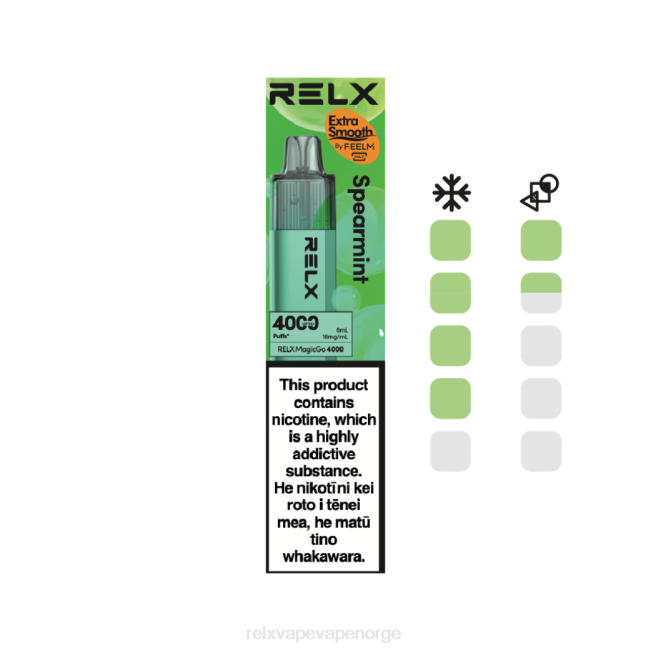 Relx Norway - RELX MagicGo 4000 engangsvape spearmint 8D4F3