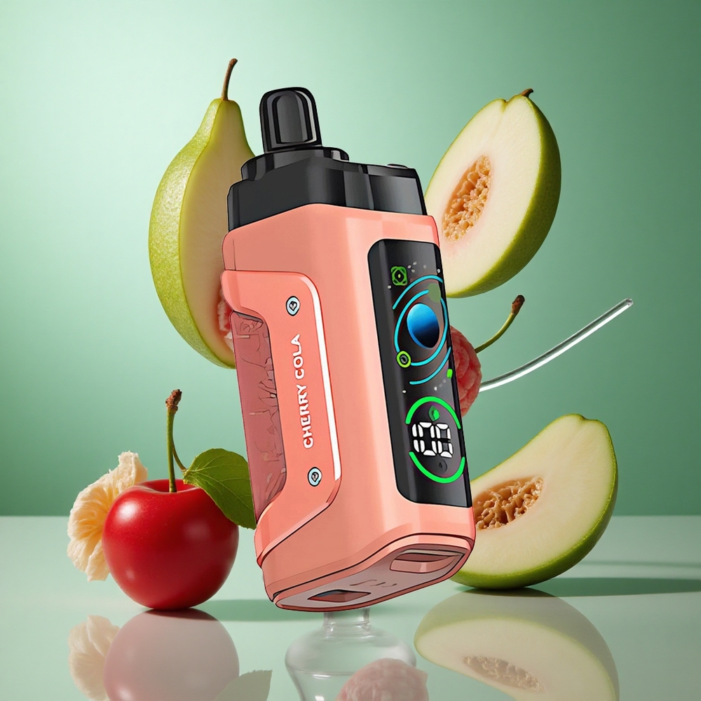 Kirsebær Cola Razz Bar 45000 Puffs Justerbar Luftstrøm