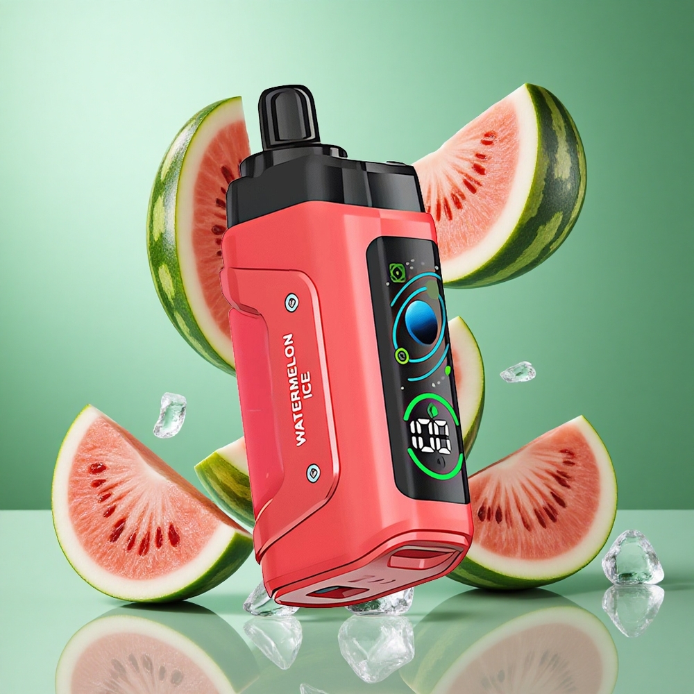 Vannmelon Is Razz Bar 45000 Puffs Gjenoppladbar med Type-C