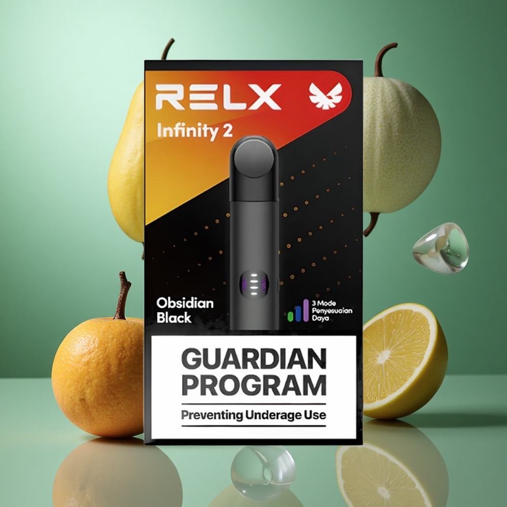 Mørkasteroid RELX Infinity 2 Vape Enhet med 1,9 ml Pod Kapasitet og 440mAh Batteri