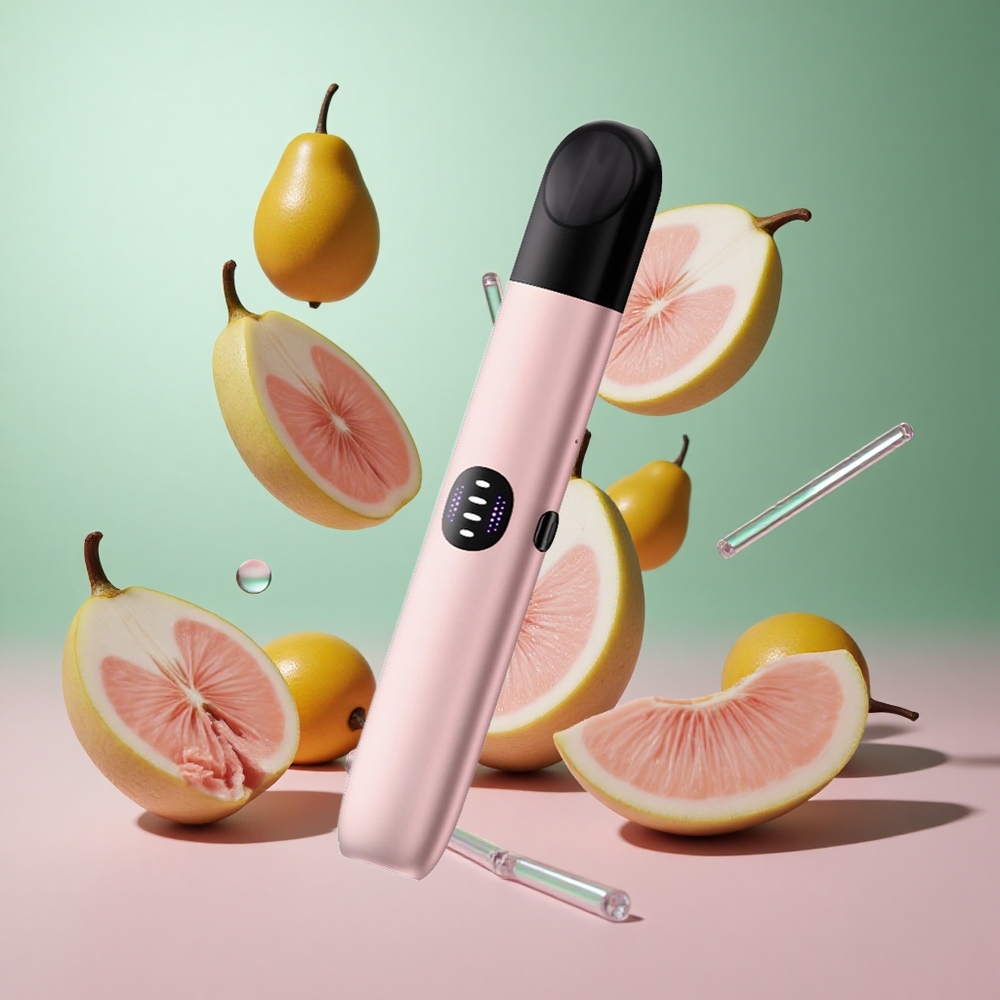 Rosa Relx Infinity 2 E-sigarett med 1,9 ml kapasitet og metallisk finish