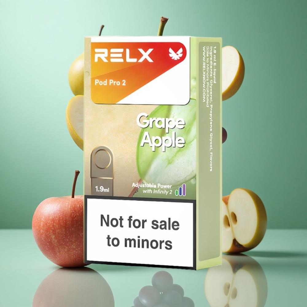 Eple Drue RELX Pod Pro 2 0% Nikotin