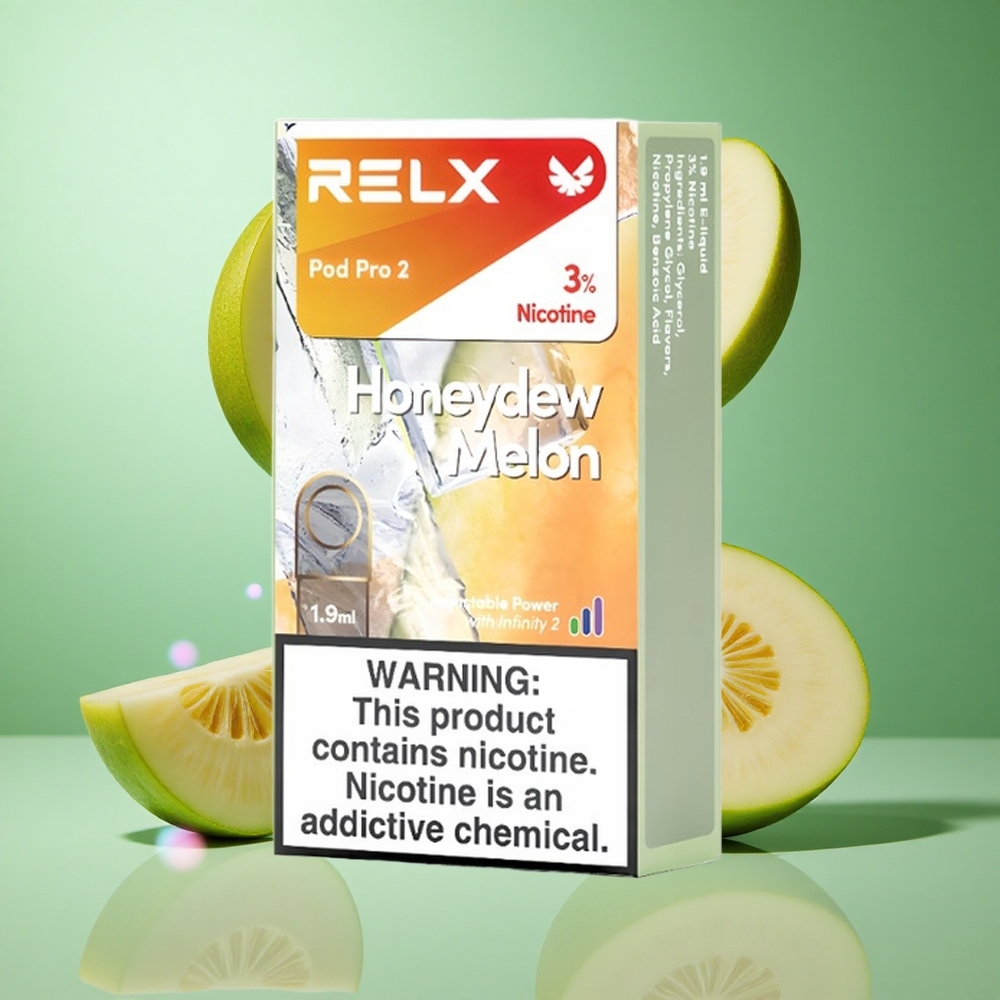 Honningmelon Relx Pod Pro 2 1.9ml Nikotin 3%