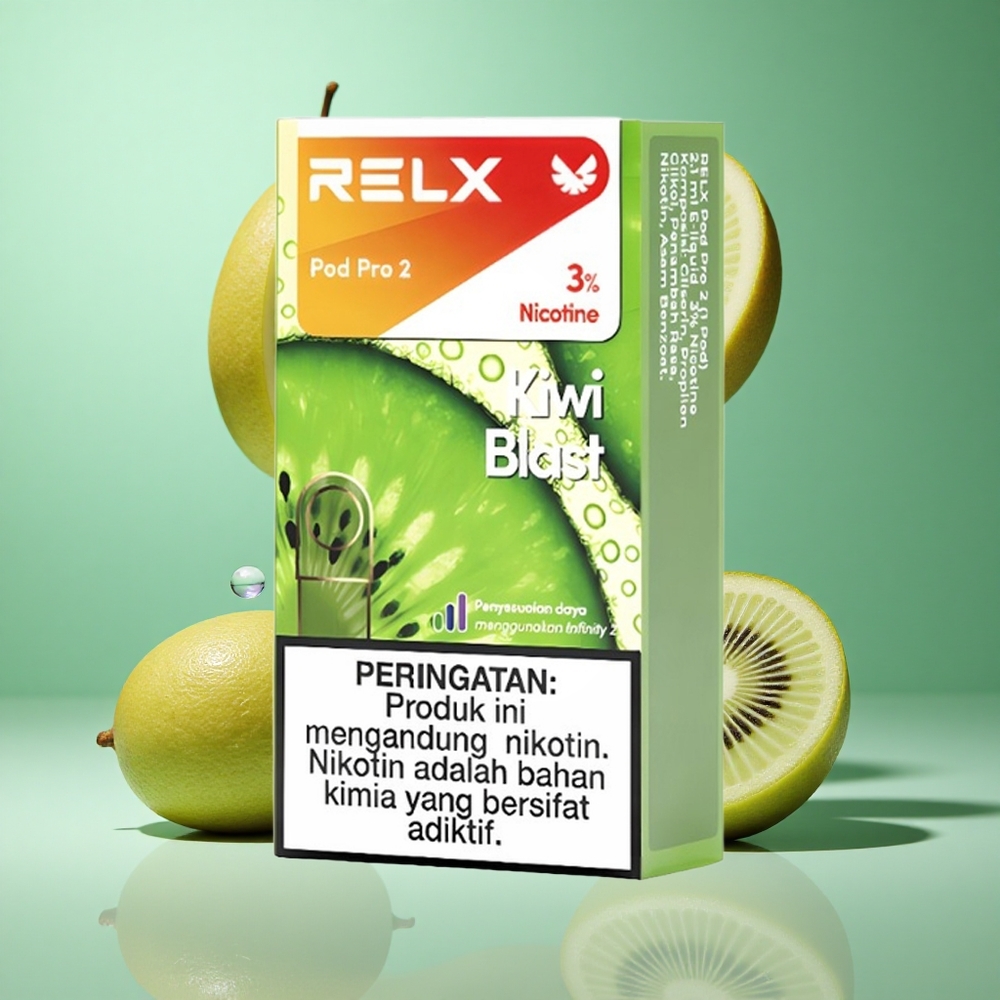 Kiwi Blast Relx Pod Pro 2 1.9ml 600 puffs