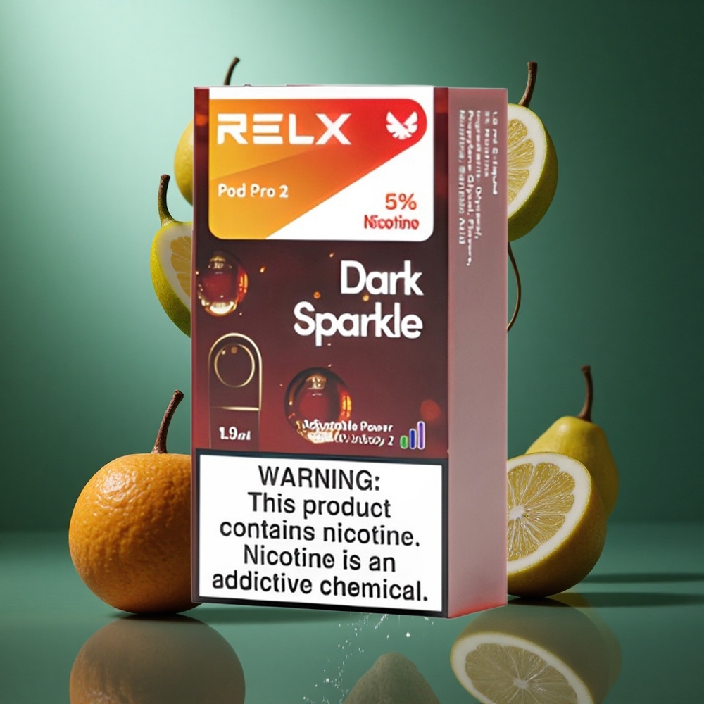 Mørk Glitre RELX Pod Pro 2 5% Nikotin