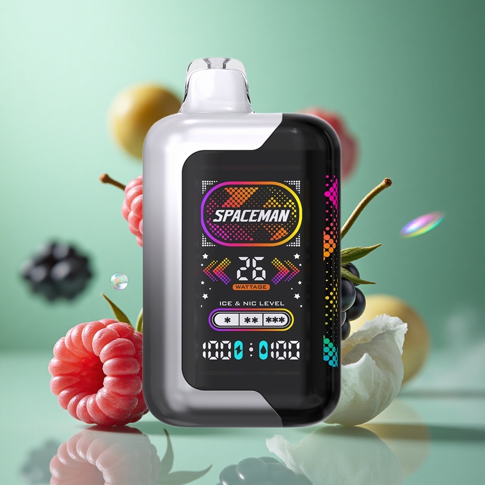 Bjørnebær Bringebær SMOK SPACEMAN SP40000 Engangsvape 40000 Puff