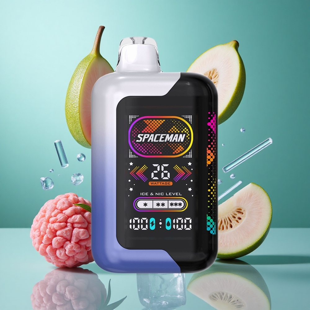 Blå Bringebær Is SMOK SPACEMAN SP40000 med 20ml e-væske og 40000 puff