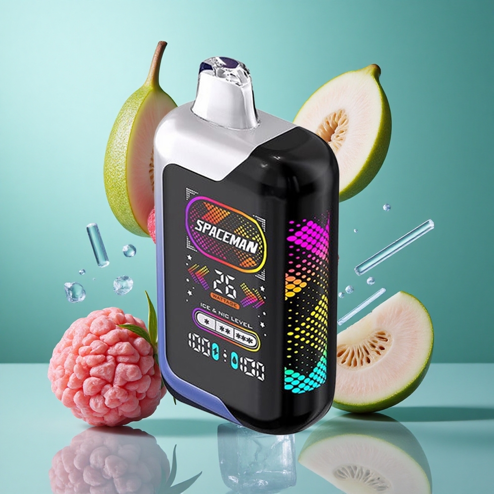 Blå Bringebær Is SMOK SPACEMAN SP40000 med 20ml e-væske og 40000 puff