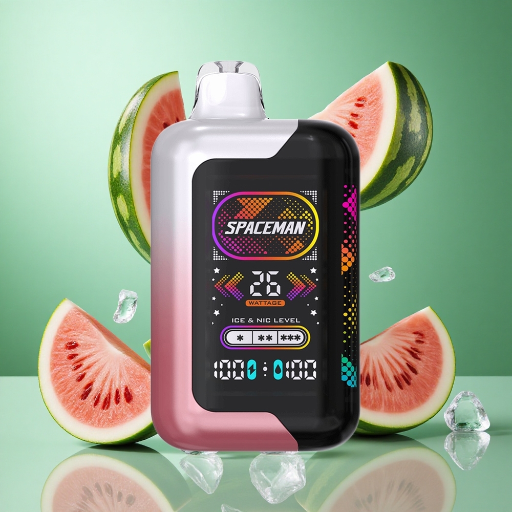 Vannmelon Is SMOK SPACEMAN SP40000 20ml 2,28" ultrastor LED-skjerm